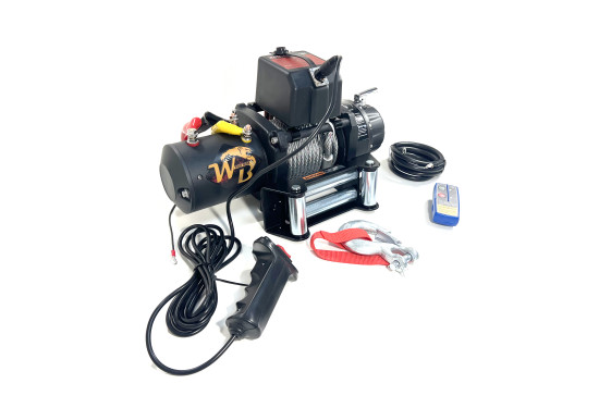 Лебедка электрическая 12V PRO-TOP 8000 lbs / 3630 кг стальной трос