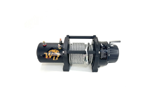 Лебедка электрическая 12V PRO-TOP 8000 lbs / 3630 кг стальной трос