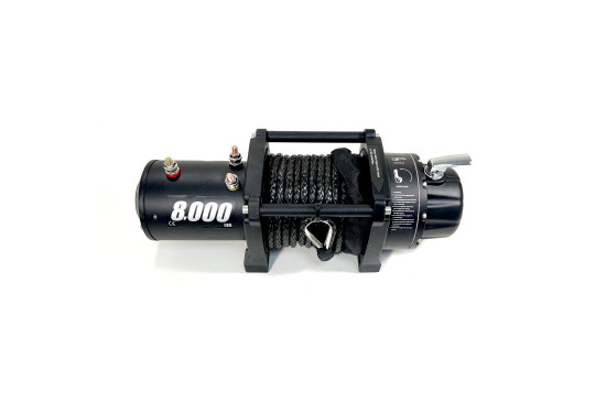 Лебедка электрическая 12V PRO-TOP 8000 lbs / 3630 кг синтетический трос