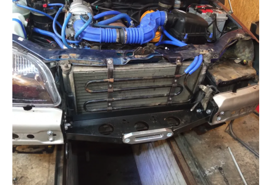 Площадка под лебёдку в штатный бампер Chevrolet NIVA