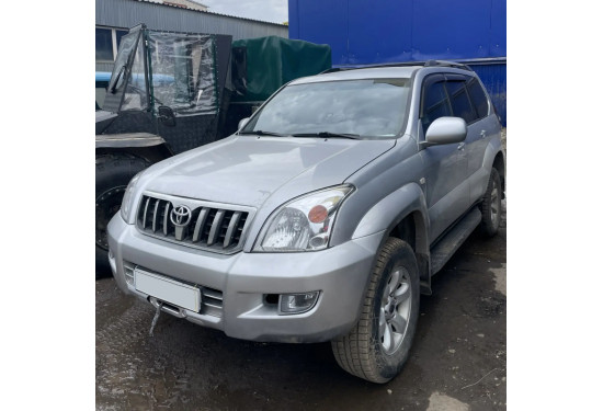 Площадка под лебёдку в штатный бампер Toyota Land Cruiser Prado 120