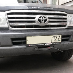 Площадка под лебёдку в штатный бампер Toyota Land Cruiser 100 и Lexus LX470