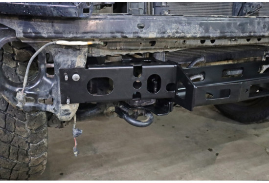 Площадка под лебёдку в штатный бампер Toyota Tundra (XK50) 2013-2022