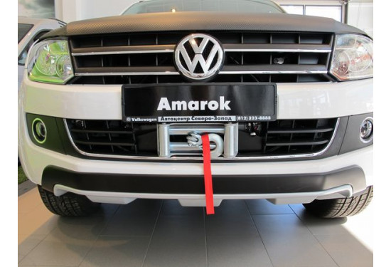 Площадка под лебёдку в штатный бампер Volkswagen Amarok