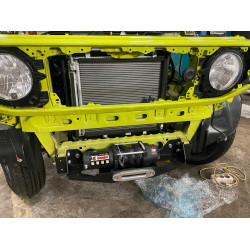 Площадка под лебёдку 4500-6000 lbs в штатный бампер Suzuki Jimny (JB74) 2019+