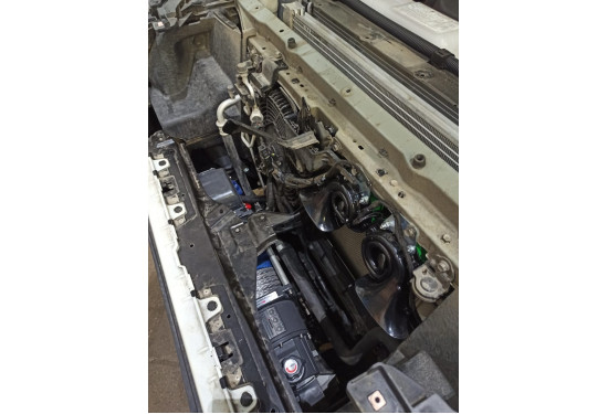 Площадка под лебёдку в штатный бампер Toyota Land Cruiser Prado 150 2017-2023