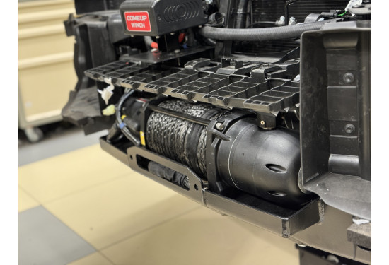 Площадка под лебёдку в штатный бампер Toyota Land Cruiser 300