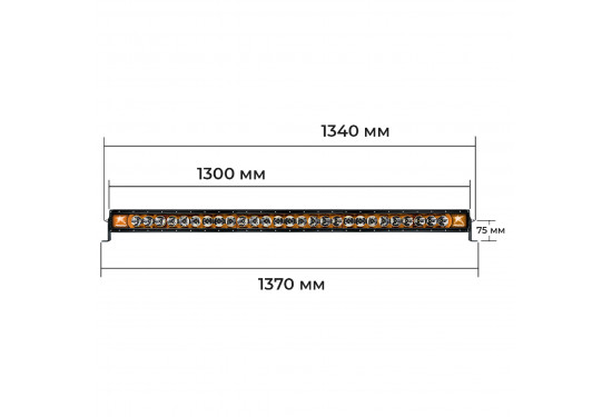 Светодиодная балка RIGID с RGB подсветкой 278W Комбинированный свет (арт.: 250053)