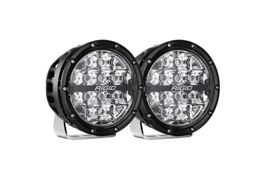 Светодиодные фары RIGID 72W Дальний свет + RGBW-подсветка (арт.: 36412)