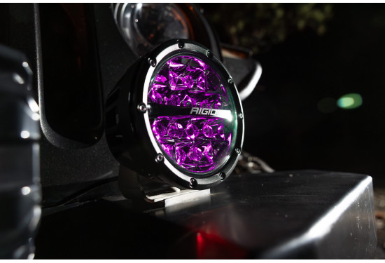 Светодиодные фары RIGID 72W Дальний свет + RGBW-подсветка (арт.: 36412)