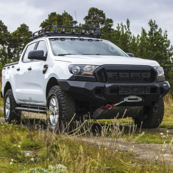 Бампер силовой передний алюминиевый Rival для Ford Ranger T6 2011-2023