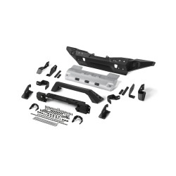 Бампер силовой передний алюминиевый Rival для Jeep Wrangler JK 2006-2018