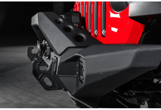 Бампер силовой передний алюминиевый Rival для Jeep Wrangler JK 2006-2018