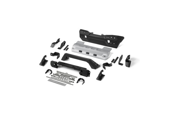 Бампер силовой передний алюминиевый Rival для Jeep Wrangler JK 2006-2018