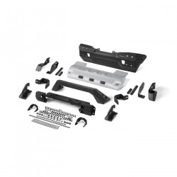 Бампер силовой передний алюминиевый Rival для Jeep Wrangler JL 2017+ и Jeep Gladiator JT 2018+