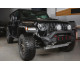 Бампер силовой передний алюминиевый Rival для Jeep Wrangler JL 2017+ и Jeep Gladiator JT 2018+
