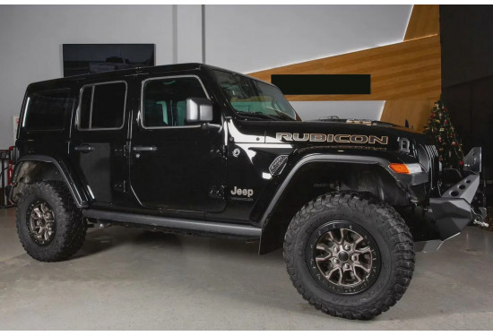 Бампер силовой передний алюминиевый Rival для Jeep Wrangler JL 2017+ и Jeep Gladiator JT 2018+