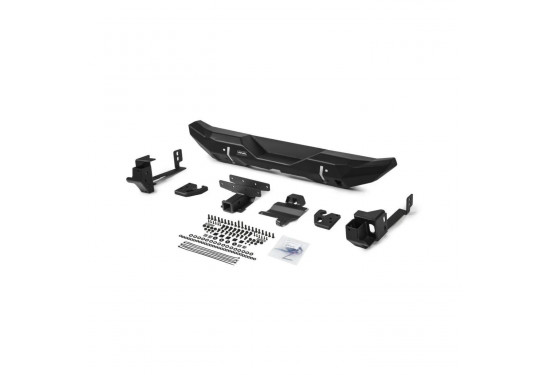 Бампер силовой задний алюминиевый Rival для Jeep Wrangler JL 2017+