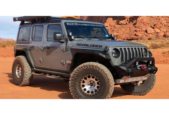 Расширители передних арок Rival для Jeep Wrangler JL 2017+