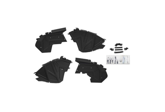 Алюминиевые подкрылки передних арок Rival для Jeep Wrangler JL 2017+