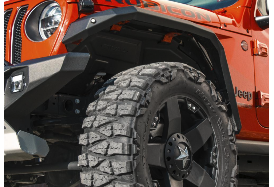 Алюминиевые подкрылки передних арок Rival для Jeep Wrangler JL 2017+