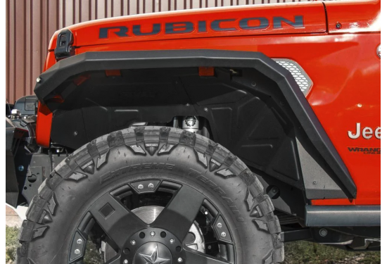 Алюминиевые подкрылки передних арок Rival для Jeep Wrangler JL 2017+