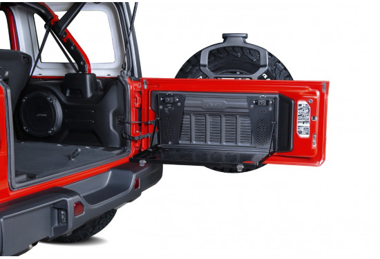 Столик на заднюю дверь багажника для Jeep Wrangler JL 2017+