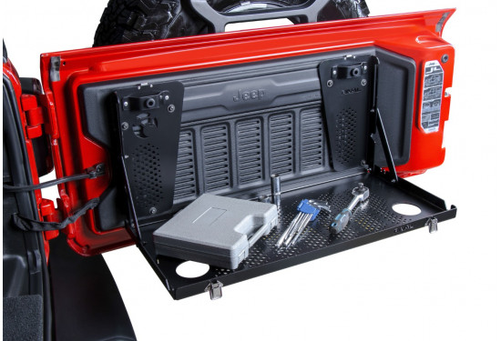 Столик на заднюю дверь багажника для Jeep Wrangler JL 2017+