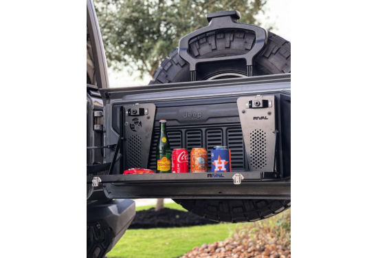 Столик на заднюю дверь багажника для Jeep Wrangler JL 2017+