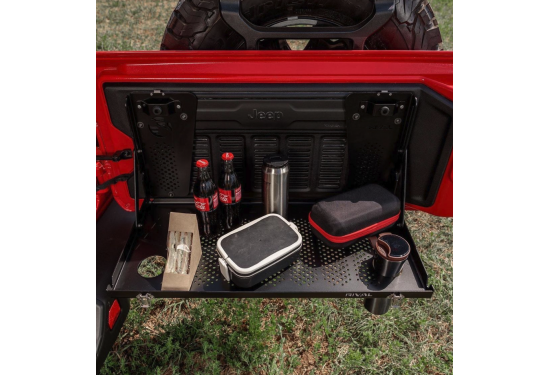 Столик на заднюю дверь багажника для Jeep Wrangler JL 2017+