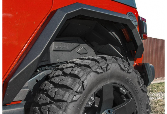 Алюминиевые подкрылки задних арок Rival для Jeep Wrangler JL 2017+