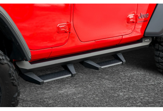 Силовые пороги Rival для Jeep Wrangler JL 2017+