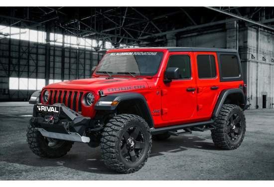 Силовые пороги Rival для Jeep Wrangler JL 2017+