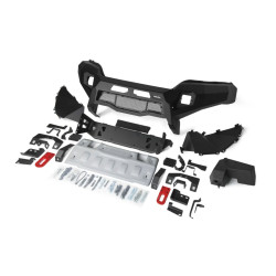 Бампер силовой передний алюминиевый Rival для Mitsubishi L200 2018-2022