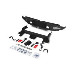 Бампер силовой задний алюминиевый Rival для Mitsubishi L200 2018-2022