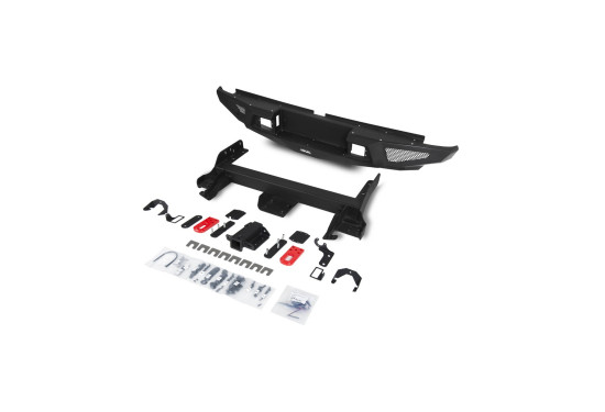 Бампер силовой задний алюминиевый Rival для Mitsubishi L200 2018-2022