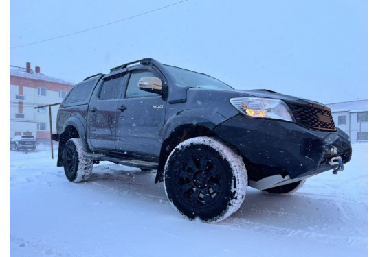 Бампер силовой передний алюминиевый Rival для Toyota Hilux 2011-2015