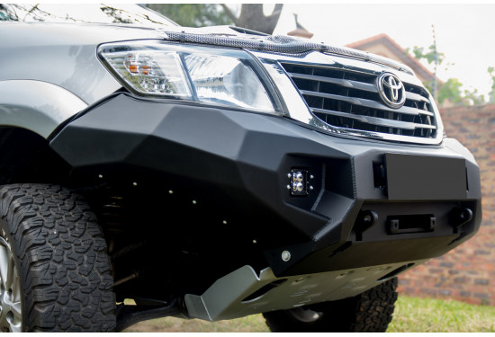 Бампер силовой передний алюминиевый Rival для Toyota Hilux 2011-2015