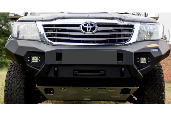 Бампер силовой передний алюминиевый Rival для Toyota Hilux 2011-2015