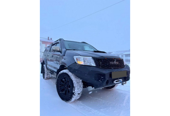 Бампер силовой передний алюминиевый Rival для Toyota Hilux 2011-2015