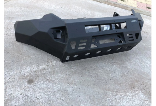 Бампер силовой передний алюминиевый Rival для Toyota Land Cruiser Prado 150 2017-2023