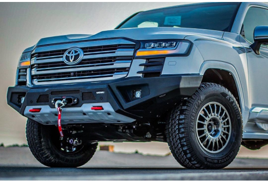 Бампер силовой передний алюминиевый Rival для Toyota Land Cruiser 300