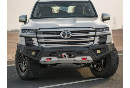 Бампер силовой передний алюминиевый Rival для Toyota Land Cruiser 300