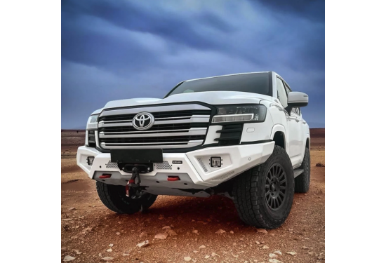 Бампер силовой передний алюминиевый Rival для Toyota Land Cruiser 300