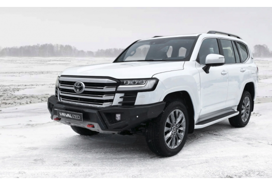 Бампер силовой передний алюминиевый Rival для Toyota Land Cruiser 300