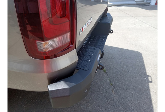Бампер силовой задний алюминиевый Rival для Volkswagen Amarok 2010-2020