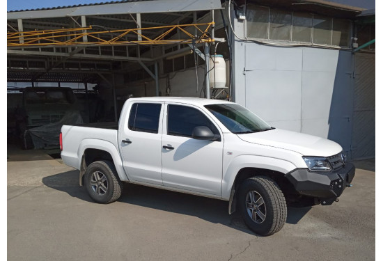 Бампер силовой передний алюминиевый Rival для Volkswagen Amarok 2010-2020