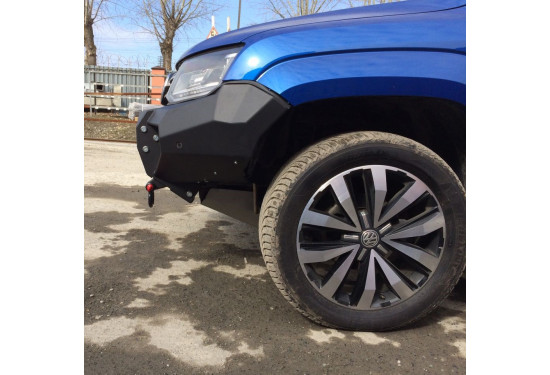 Бампер силовой передний алюминиевый Rival для Volkswagen Amarok 2010-2020
