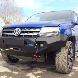 Бампер силовой передний алюминиевый Rival для Volkswagen Amarok 2010-2020