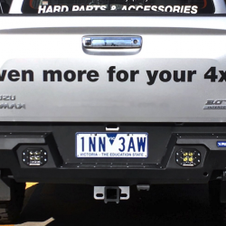 Бампер силовой задний алюминиевый Rival для ISUZU D-MAX 2012-2021